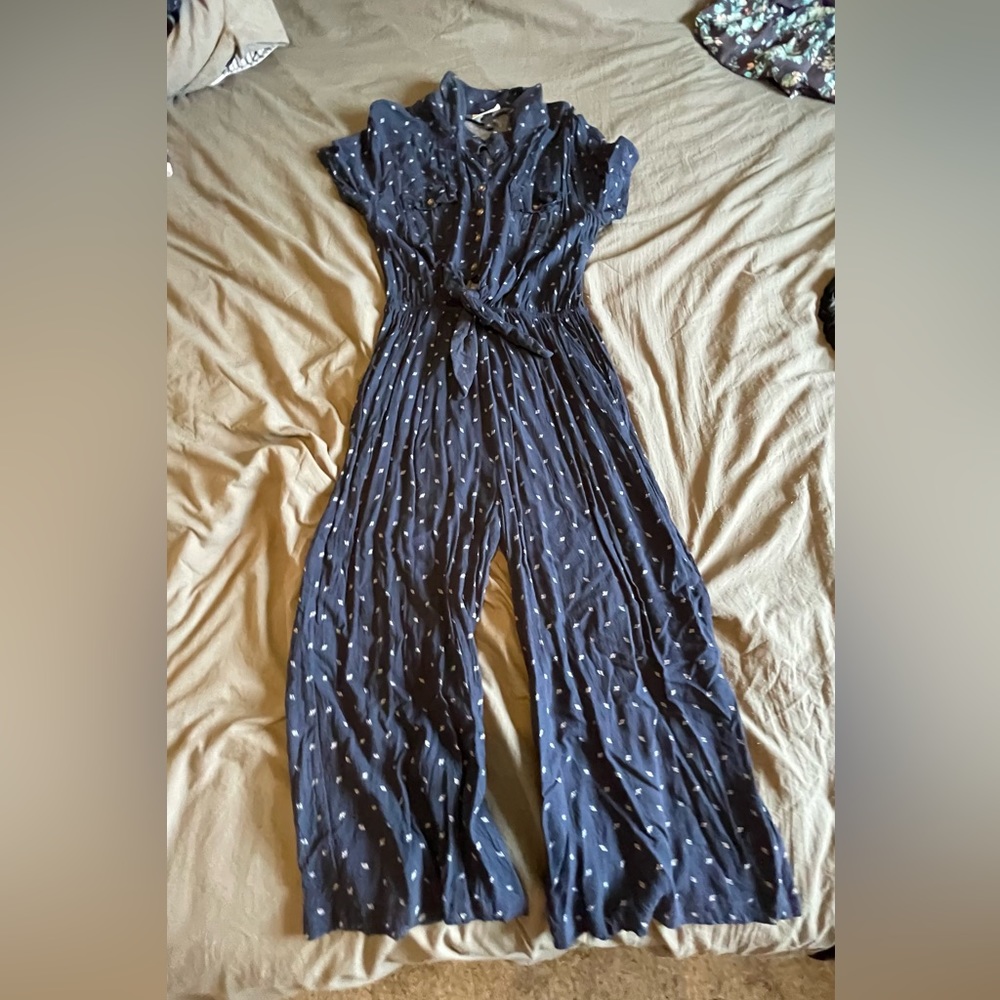 Blue/navy blue universal thread jumpsuit